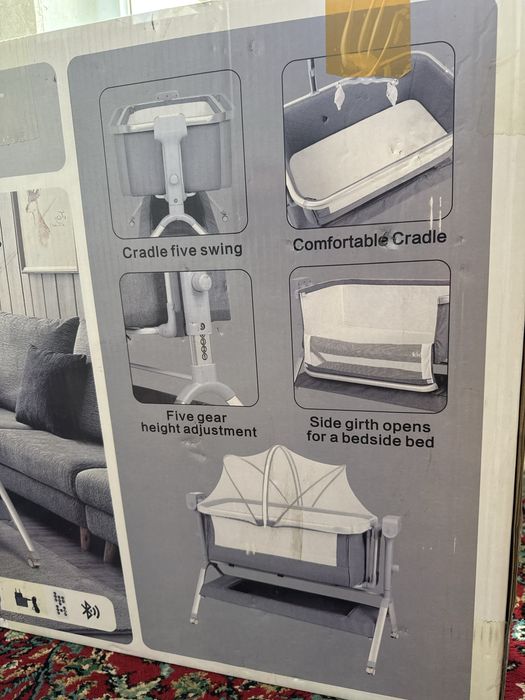 Манеж-кровать электрическая