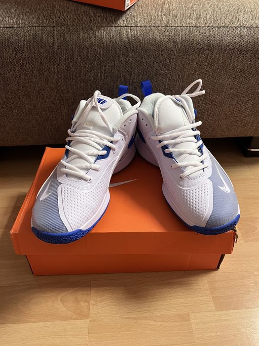 кроссовки  Nike  бело-голубой