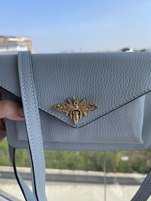 Geanta din piele naturala, Musette, noua