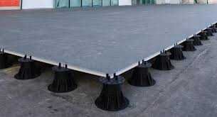 Регулируемые опоры для террасной доски из ДПК  .