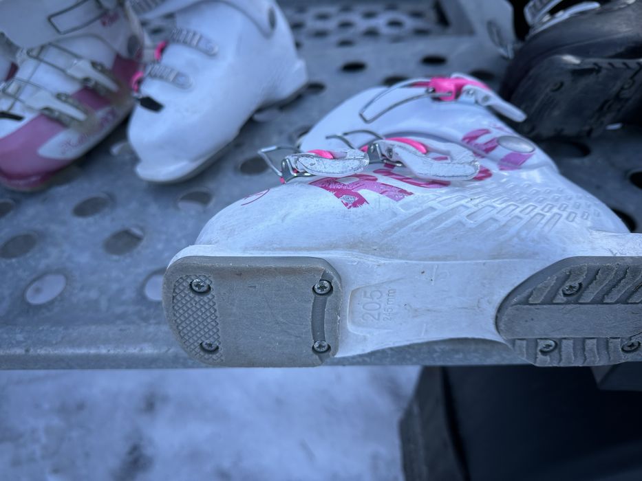 Vand clapari diferite marimi si o pereche de skiuri