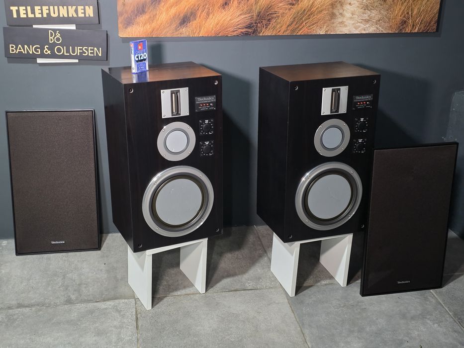 Boxe TECHNICS SB-7, made in Japan,  3 cai, compresie, honeycomb disc speaker