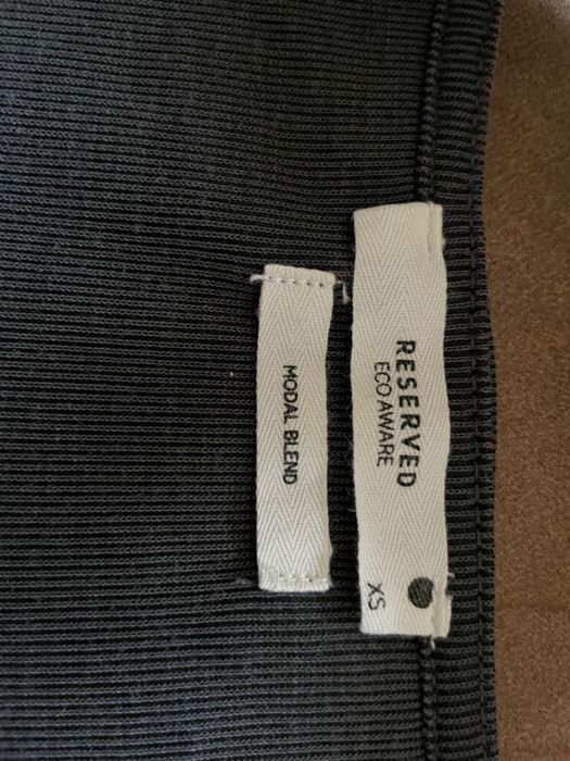 Боди с дълъг ръкав, Reserved, XS, сиво