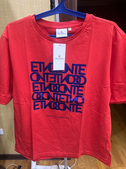 Футболка  красная /Белая  новая с биркой