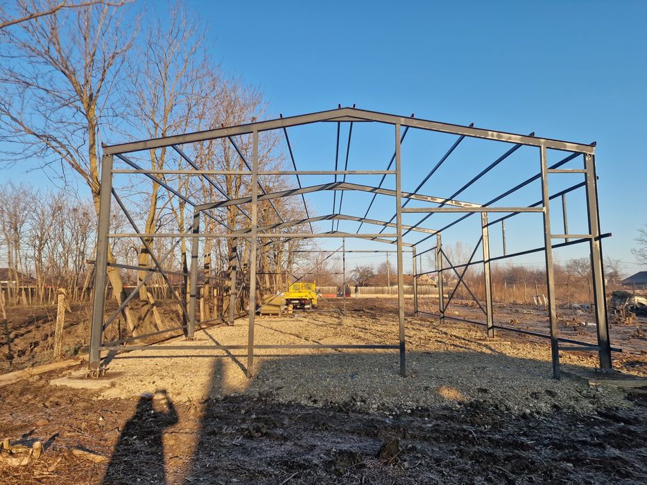 Structura hală metalică 8X20X4 2800e