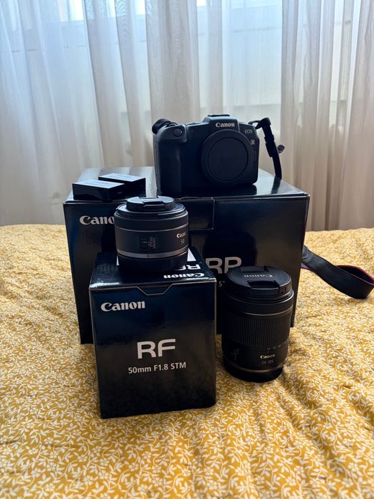 Canon RP full frame+ rf 50mm+ rf 24-105mm