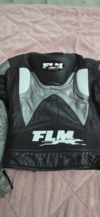 Geaca moto FLM  de piele