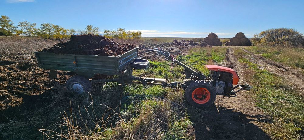 Motocultor Goldoni special 140 motor lombadini, remorca 4x4, freza