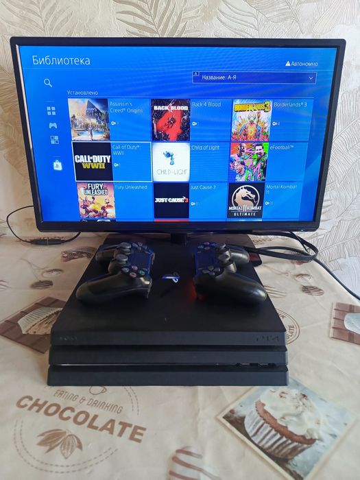 Ps4 PRO oxirgi ofitsalnuy versiya +15 ta oʻyin +3 oy garantiya
