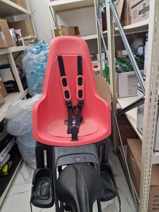 Детско Столче за велосипед BOBIKE GO ONE MINI FRONT FLAMINGO