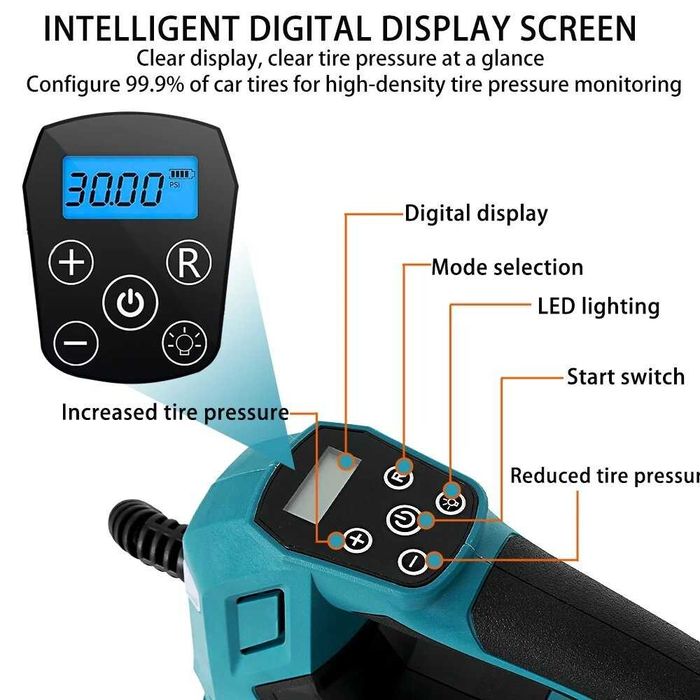 Мощная компрессор YD-9325 ваш спасатель на дороге и даче!