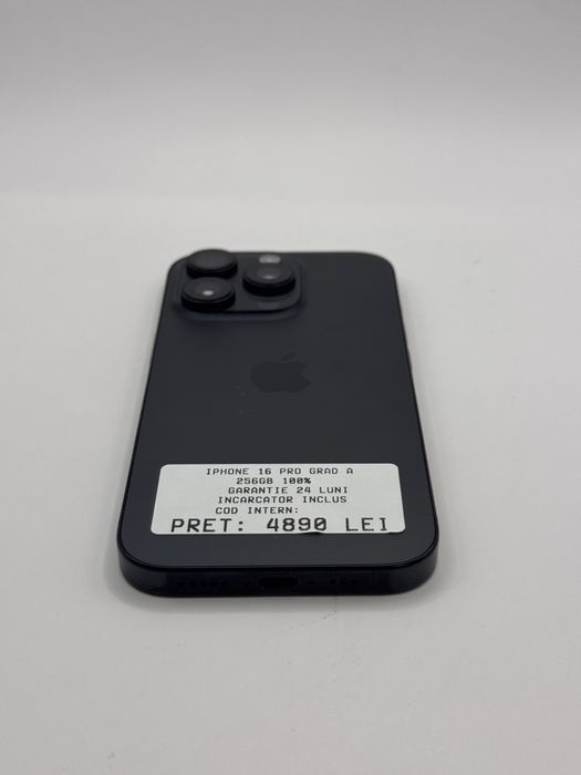 Iphone 16 Pro 256GB 100% Grad A Garantie 24 Luni - zonemag.ro