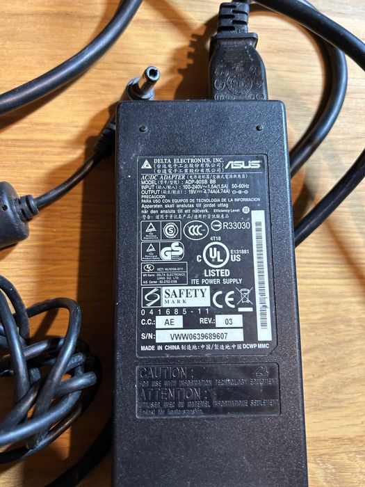 Incarcator laptop ASUS 19V- 45W, 65W, 90W.
