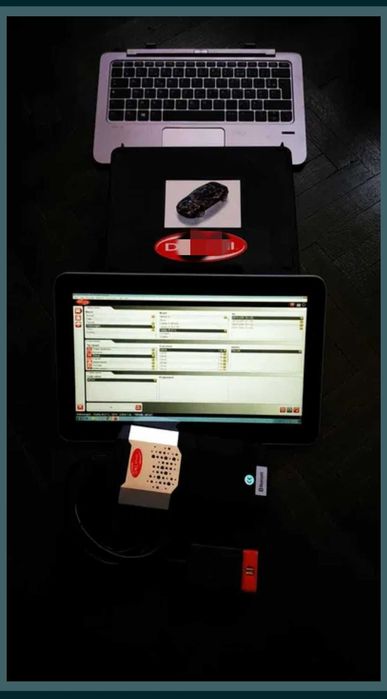 Kit tester auto multimarca blueth + TABLETA Panasonic Turisme&Camioane