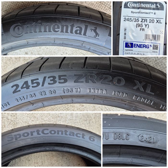O bucată 245/35 R20 vară - una Continental