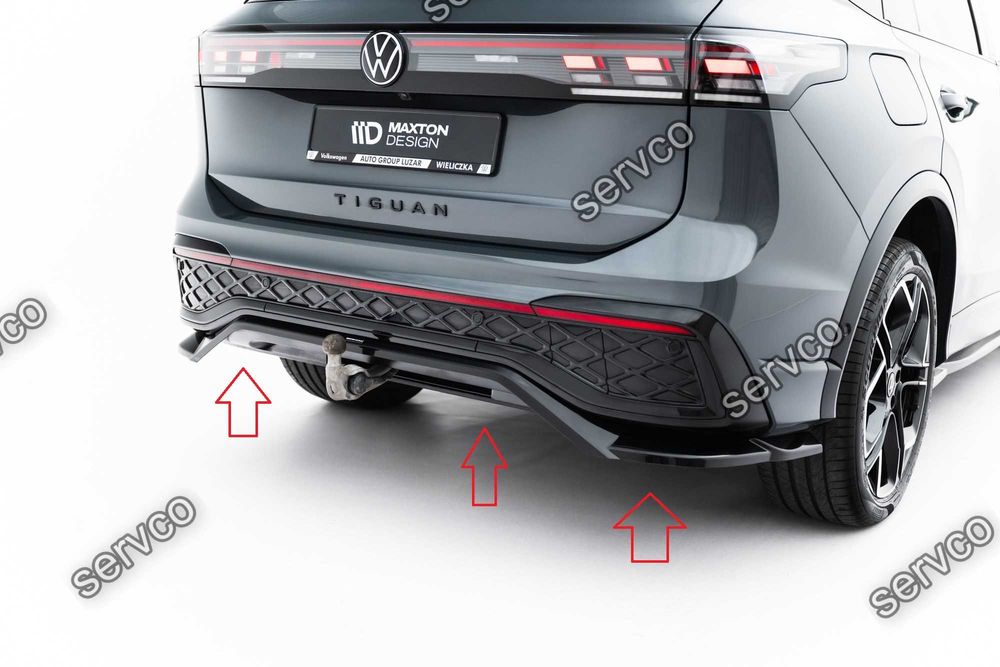 Prelungire bara spate Volkswagen Tiguan R-Line Mk3 2024- v2 - Maxton