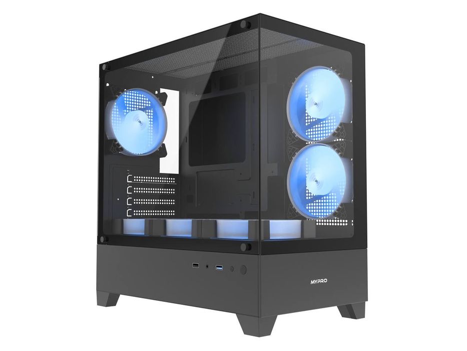 Аквармум кейс Mypro Aura Pro black white Игровой корпус