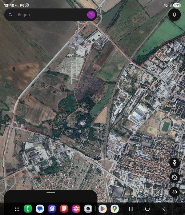 Продава се Парцел в Видин, Промишлена зона - Запад - 10000 кв.м за 99 €/кв.м - Снимка #2