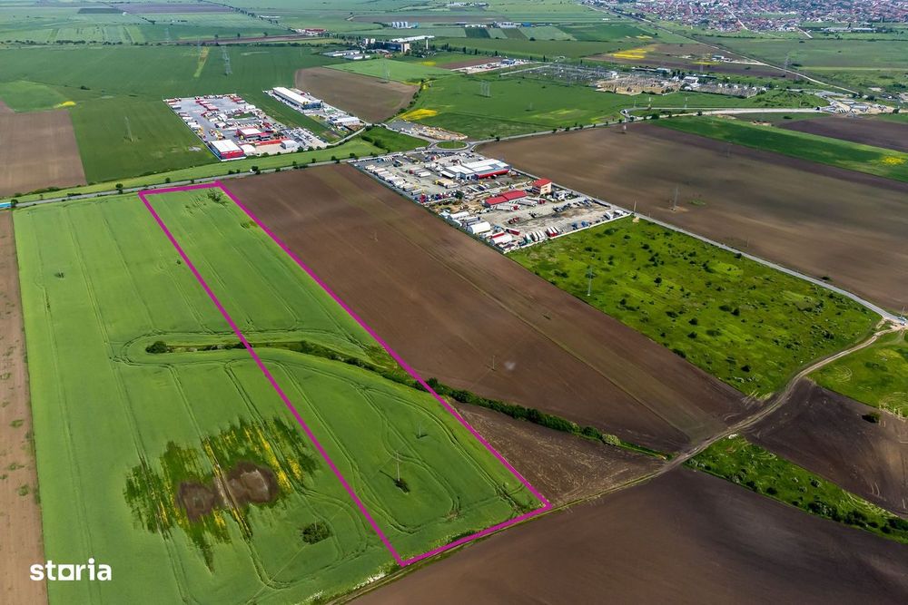 Teren intravilan cu PUZ aprobat la Centura Nord Arad – 7,5€/mp!