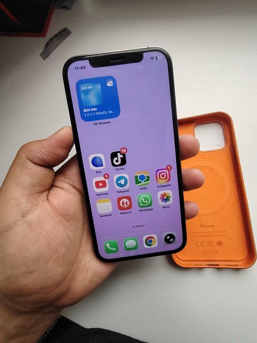 iPhone 12 pro 128gb, 77% ёмкость Черно серого цвета СРОЧНО!