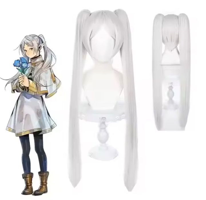 Costum Halloween Cosplay Frieren Sousou no Frieren S + perucă accesorii NOU