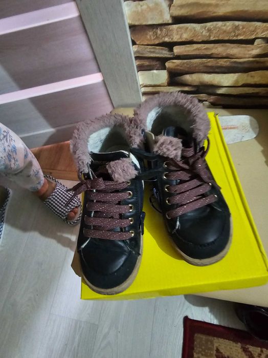 Демисезонные ботинки Biomechanics 26р-р натуральная кожа и мех