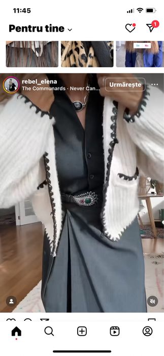 Geanta Valentino Cognac Azzuro