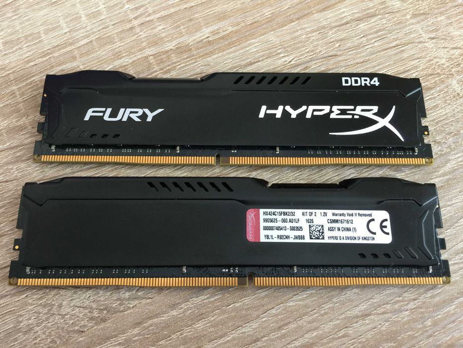 Kingston Hyper X Fury 32GB kit (2x 16GB) DDR4 рам памет