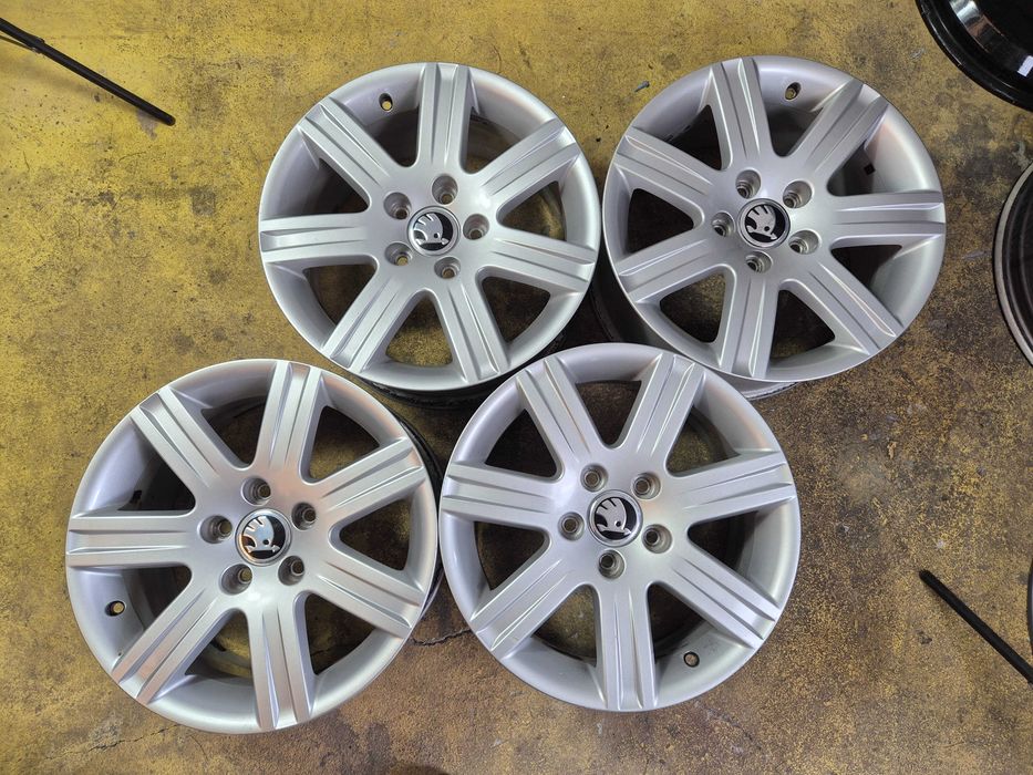 4 Jante Aliaj 5x112 16'' OEM Skoda Octavia Karoq Kodiaq Superb Yeti
