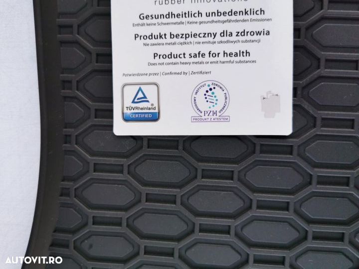 Covorase cauciuc Skoda Superb 3 (2015->)