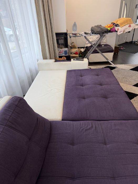 Vand coltar extensibil cu lada