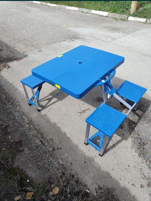 Детска сгъваема маса и столове за къмпинг