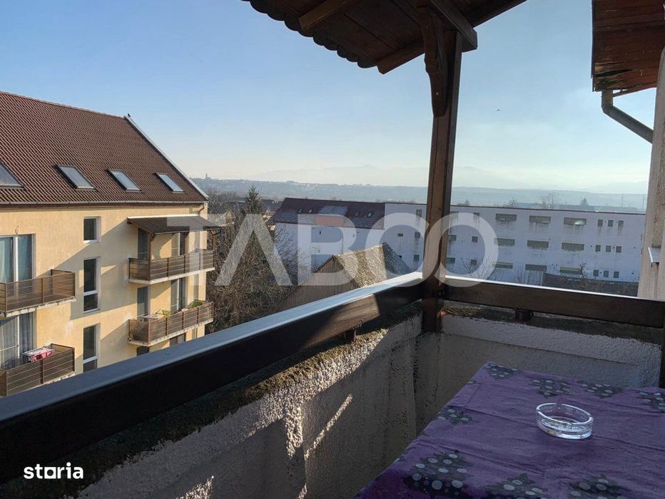 Apartament 2 camere de inchiriat zona Turnisor Sibiu 70 mpu si balcon