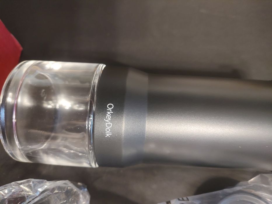 Macinator de cafea manual, 170x60x190mm, inox, cu rasnita conica