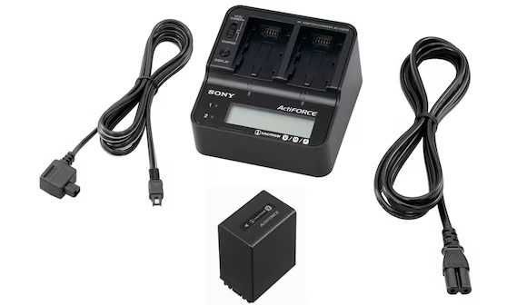 Sony charger dublu ACC-V1BPA plus 1 x acumulator x NP-FV100A
