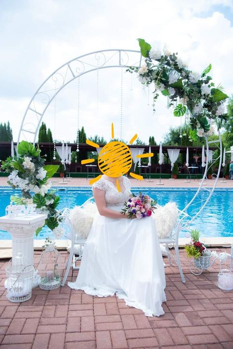 Rochie mireasa Voloca și pantofi de piele