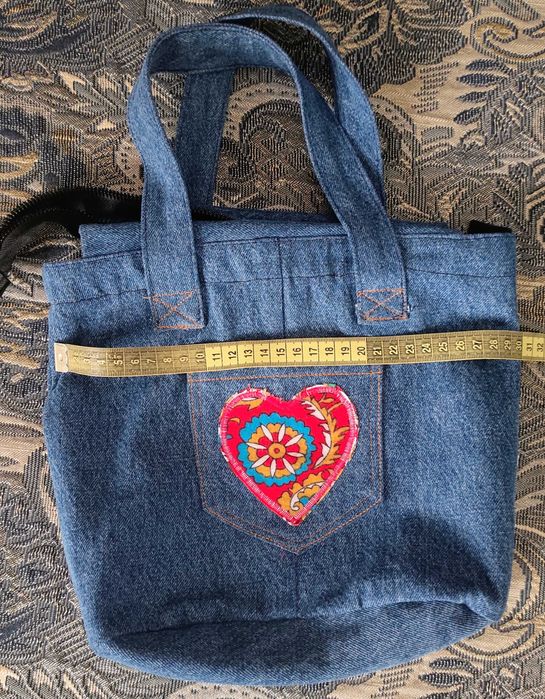 Джинсовая сумка. Ручная работа