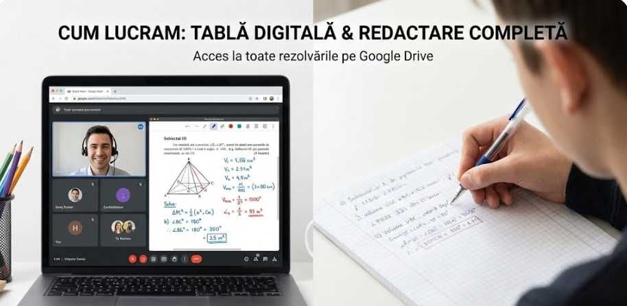 Matematică intensiv Evaluarea Națională Program 14 Săptămâni (Online)