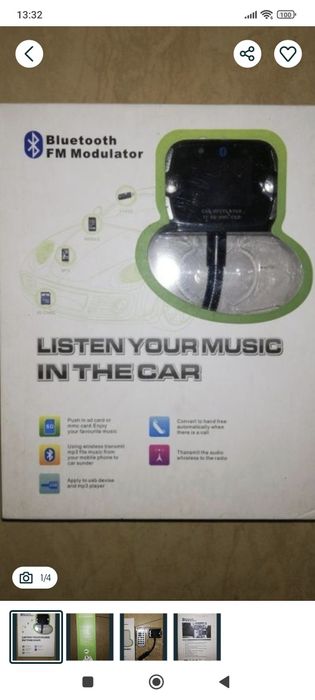 Muzica prin emițător fm cu blutoth