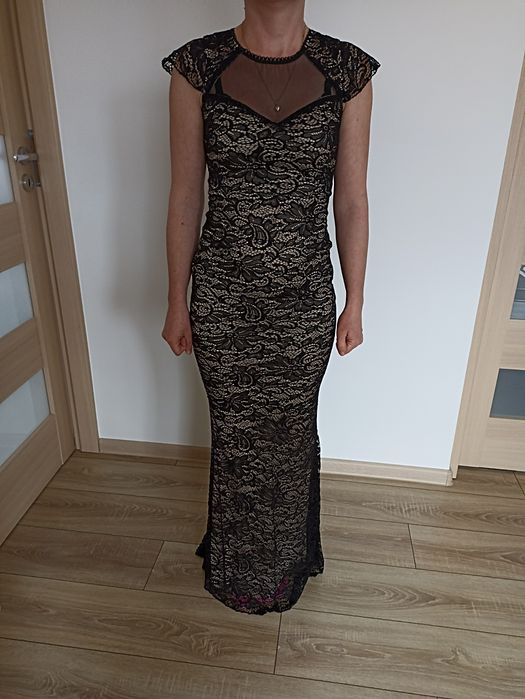 Rochie gala neagra lunga-NEPURTATA