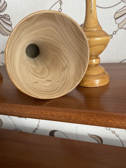 Ваза деревянная