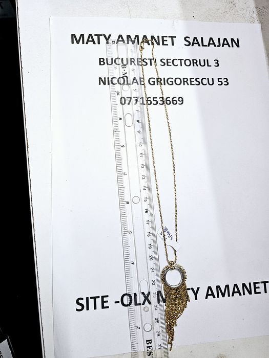 Vand lantisor din aur 14 k 6.74 g cod 882