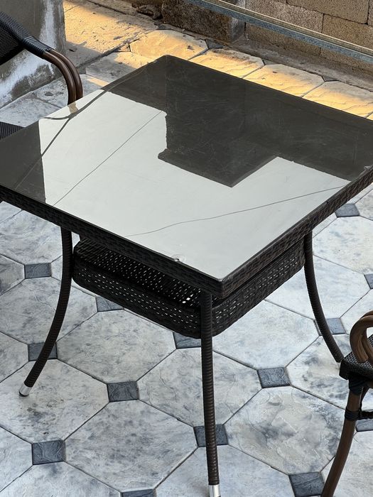 Ротанговые столы стулья