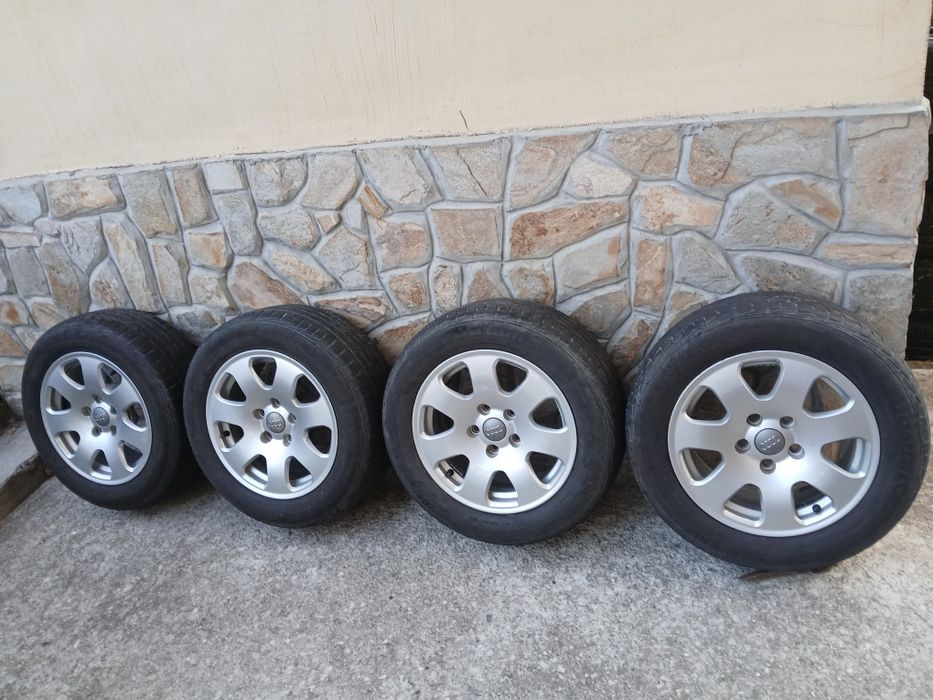 Оригинални Алуминиеви джанти 15цола за AudiA3.A4.A6.vw Golf.5.6.passat.Touran.caddy. .5×112