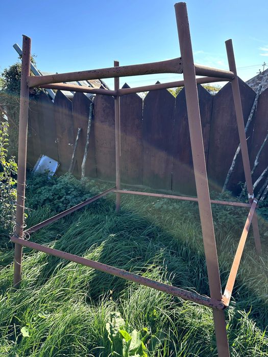 Suport Cadru Bazin IBC 1000l Cub Rezervor Apa Metal Fier