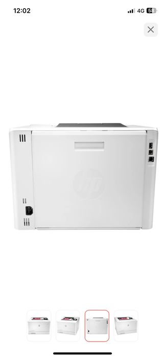 Продам принтер HP Color LaserJet Pro M454dn белый