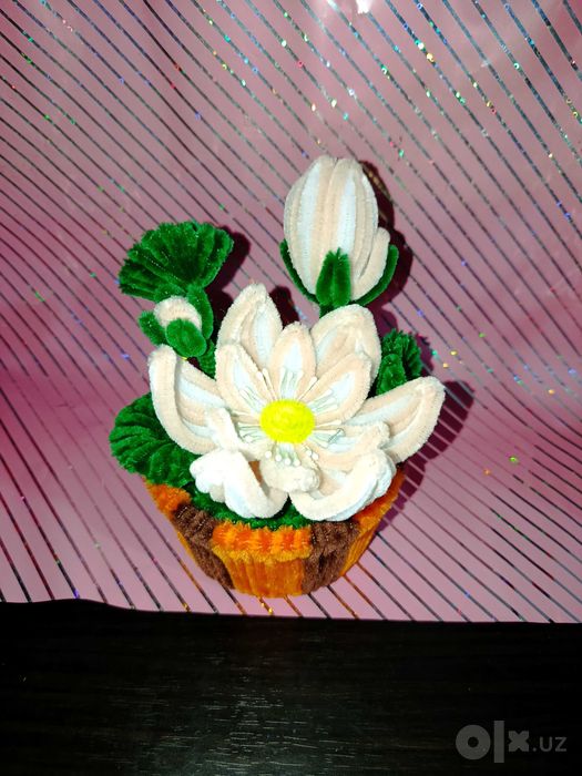 Цветы из синельной проволоки