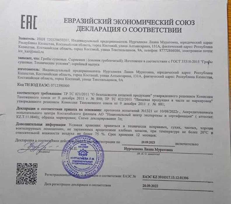 Ежовик гребенчатый