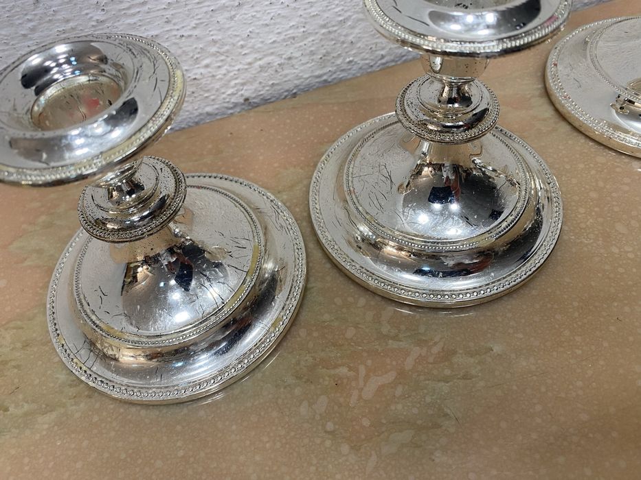 Посребрени свещници от англия