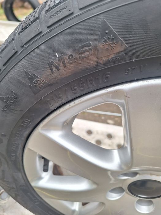 Roți Vw Passat, Seat, Skoda 215/55/16ms dot 3217 profil 6mm